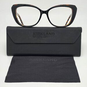 Kirkland Signature KS #779 Mt Prospect Tortoise Cat Eye Sunglasses Frame w/ Case